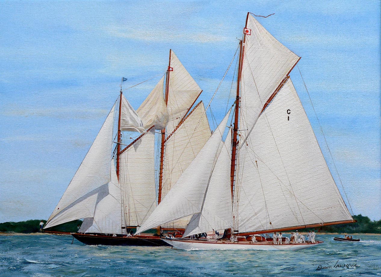 Mariette & Mariqita at the start by Dawn Lawrence